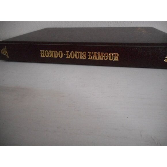 Louis Lamour HONDO Bantam Leatherette Hardcover Western Book L'Amour - Picture 2 of 3